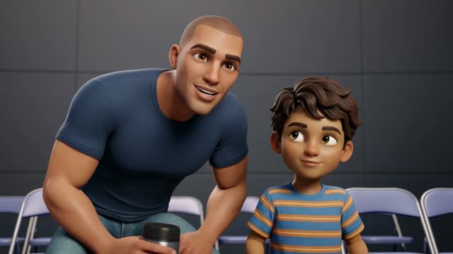 A frame from the Gobi Da Nobi Season 2 pilot.